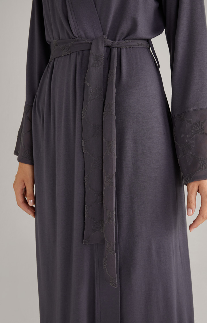 Lounge-Kimono in Anthrazit