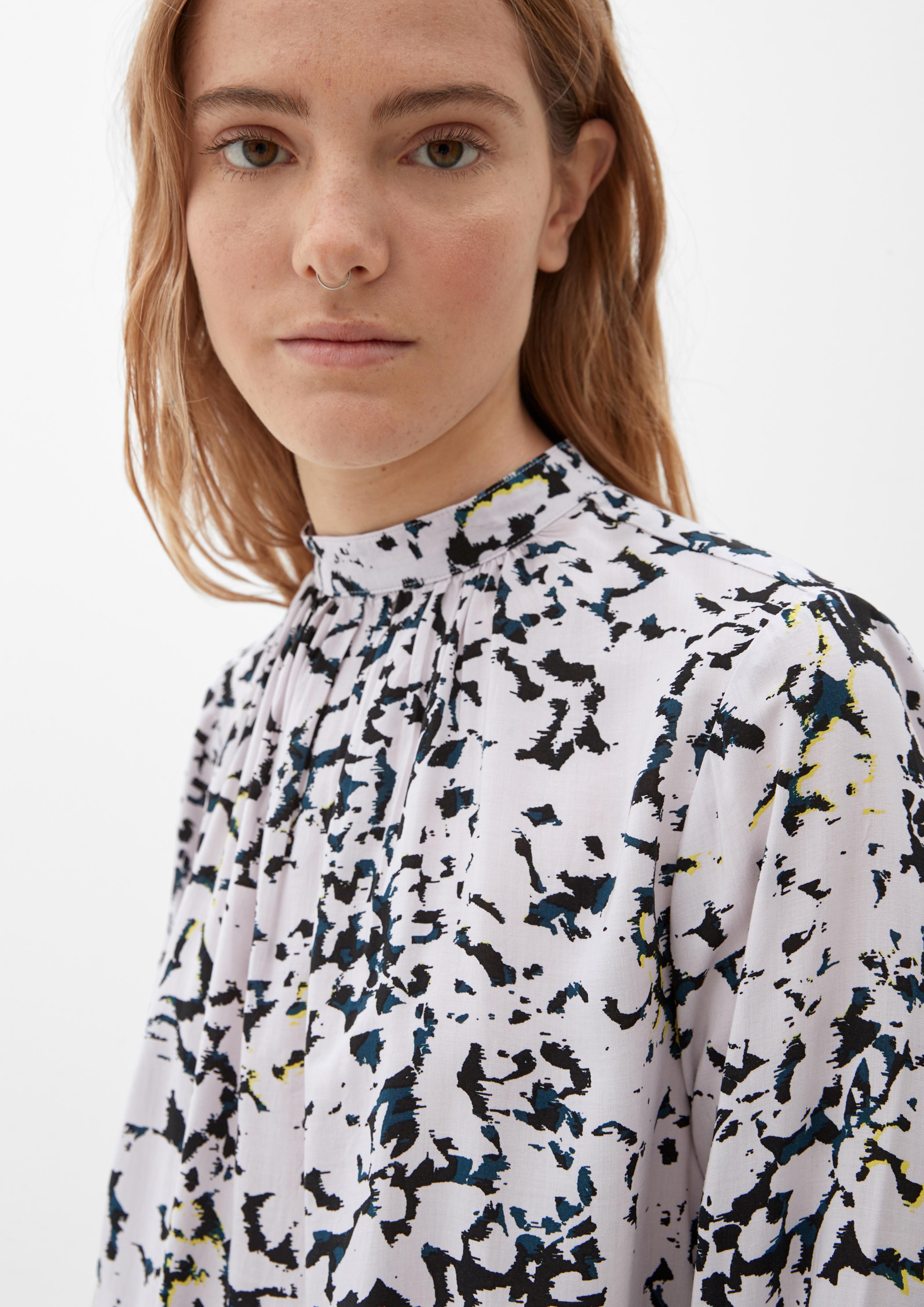 Viskosebluse mit Allover-Print  2119483-69A0