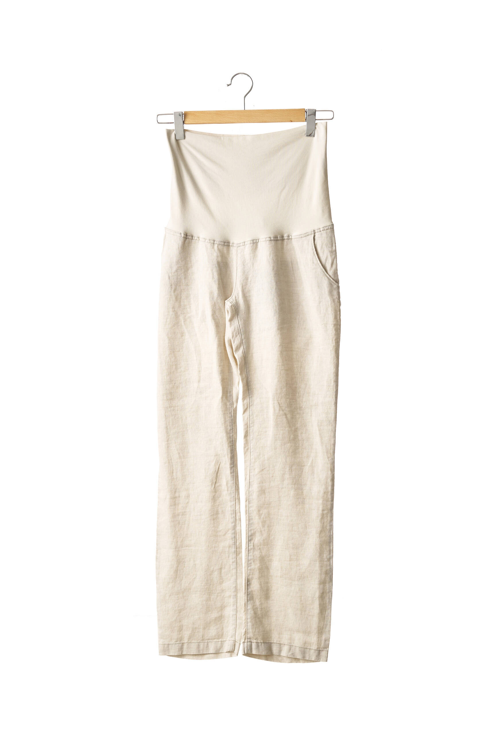 Love2wait Pantalons Maternite Femme couleur beige