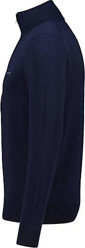 GANT Herren Strickjacke mit Lammwolle EXTRAFINE LAMBSWOOL ZIP CARDIGAN