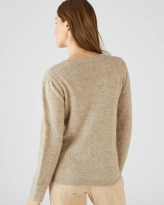 Pull mélange alpaga