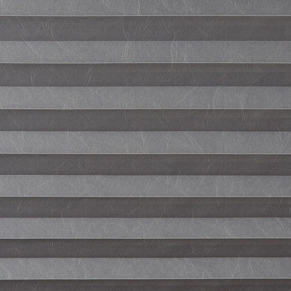 Lichtblick Plissee Haftfix, ohne Bohren Grau, 65 cm x 130 cm (B x L)