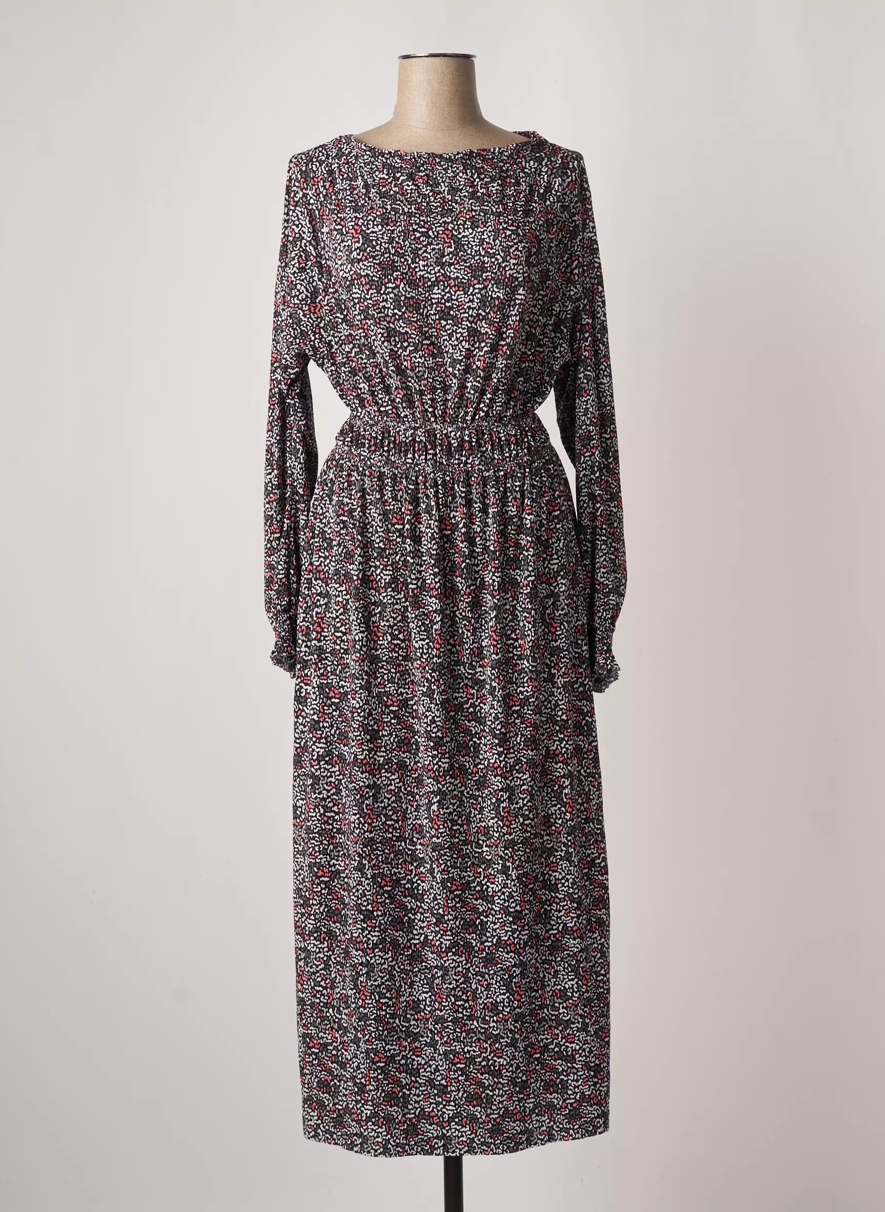 Salsa Robes Mi Longues Femme couleur gris