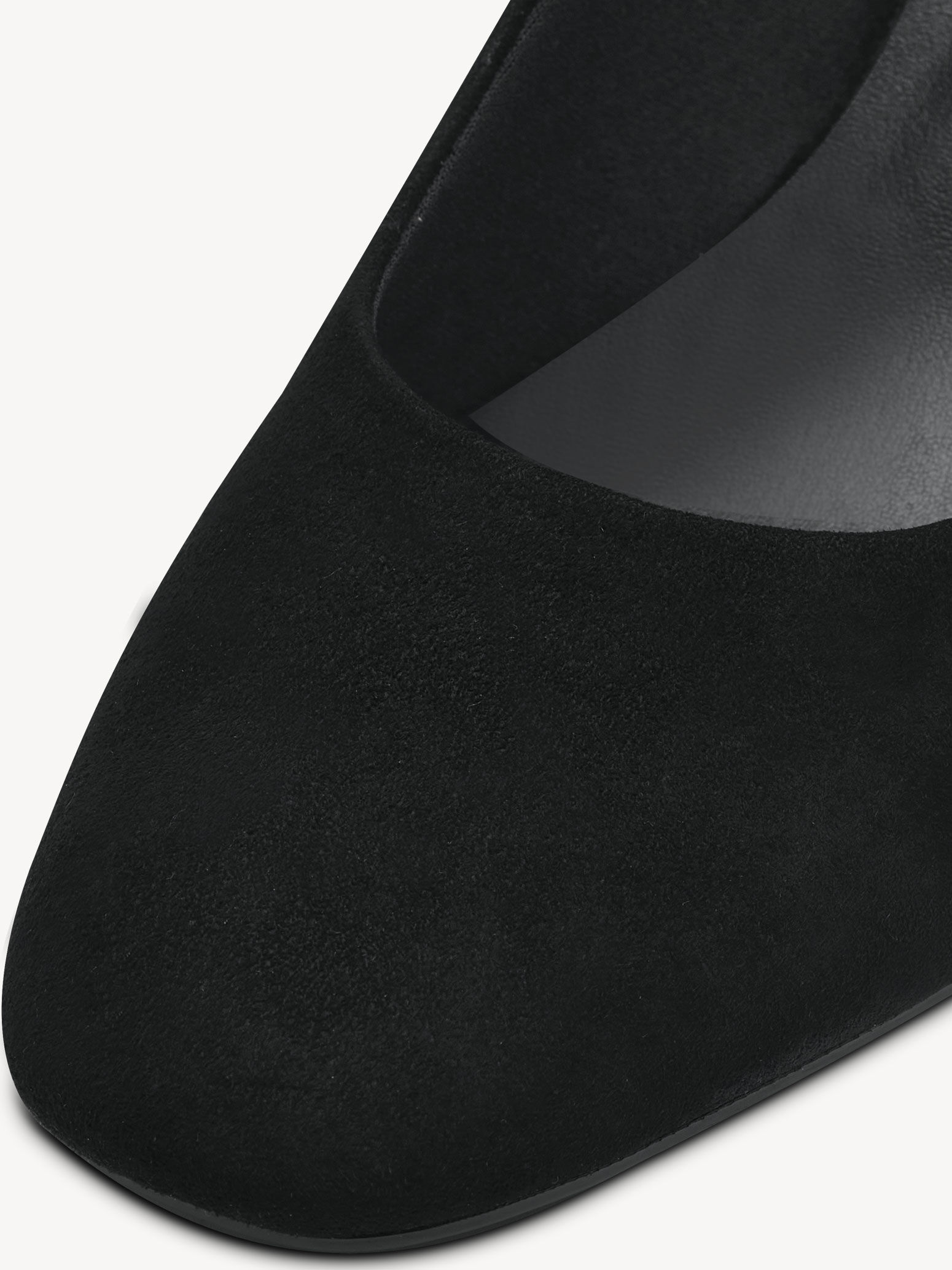 Escarpin en cuir - noir