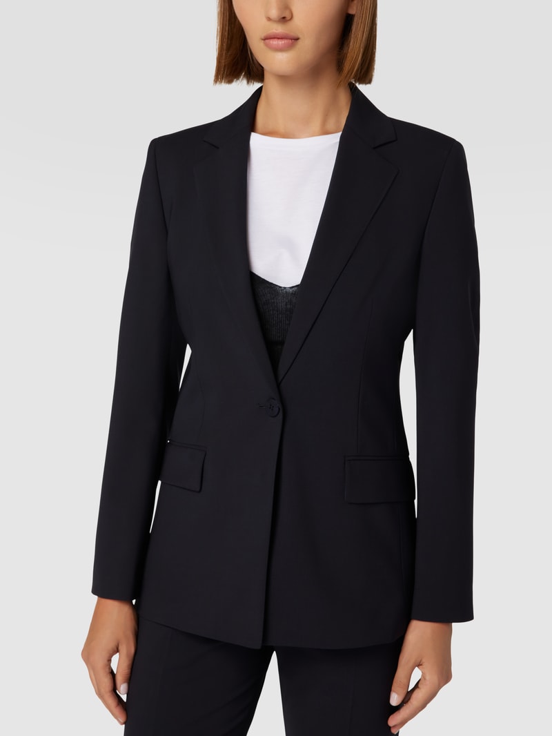 Blazer mit Pattentaschen Modell 'ATANA' in dunkelblau