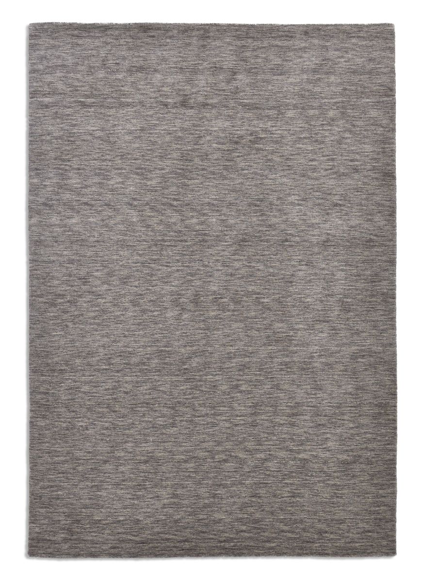 Teppich aus Indien Holi uni Grey 60 x 90 cm
