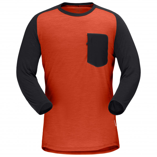 Norrøna - Skibotn Wool 3/4 T-Shirt - Radtrikot