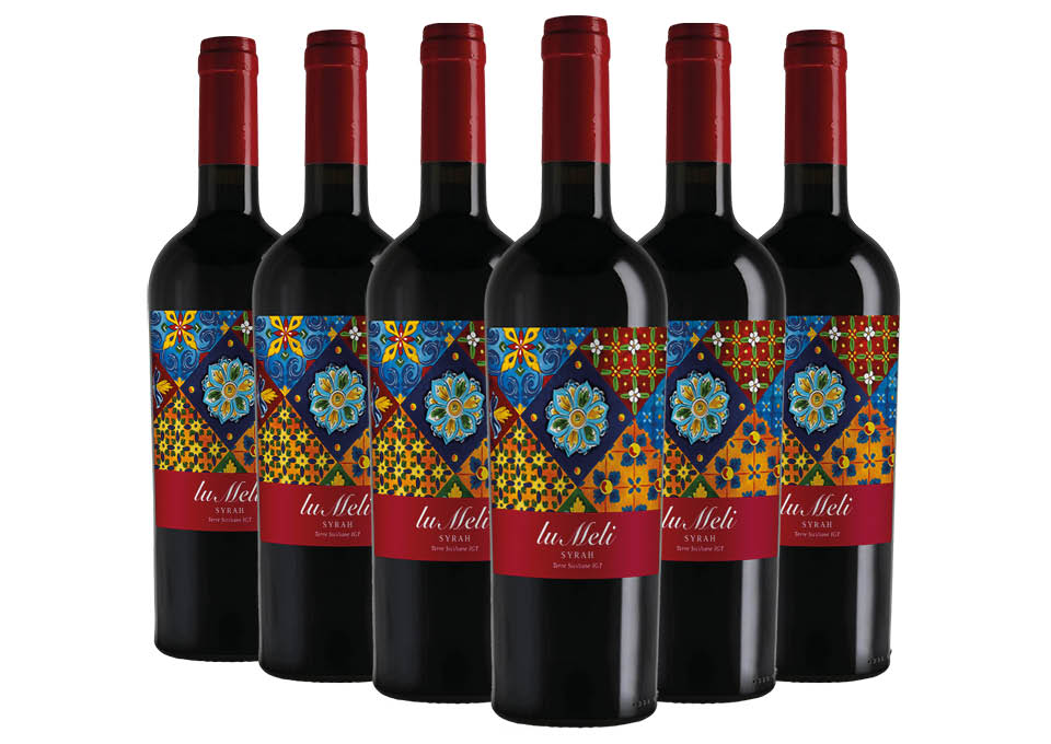 Terre Siciliane IGT Syrah con Leggero Appassimento Lu Meli 2021 Li Ciuri 6 bouteilles de 0,75 ℓ