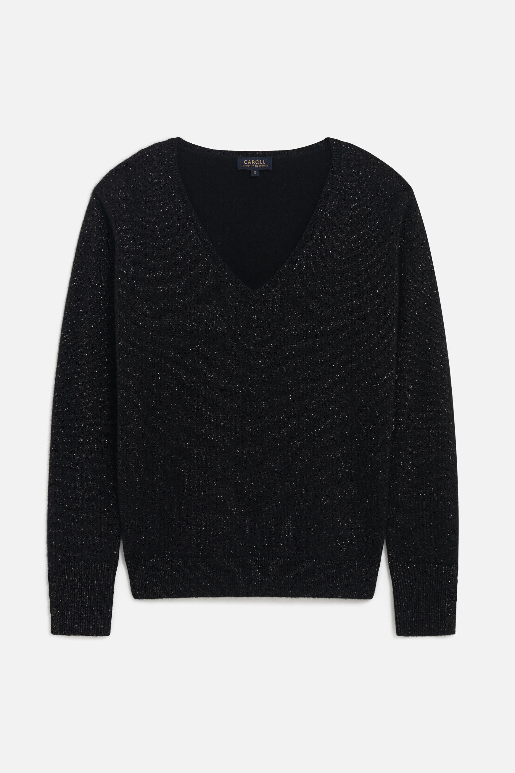 Pull marianne lurex noir femme