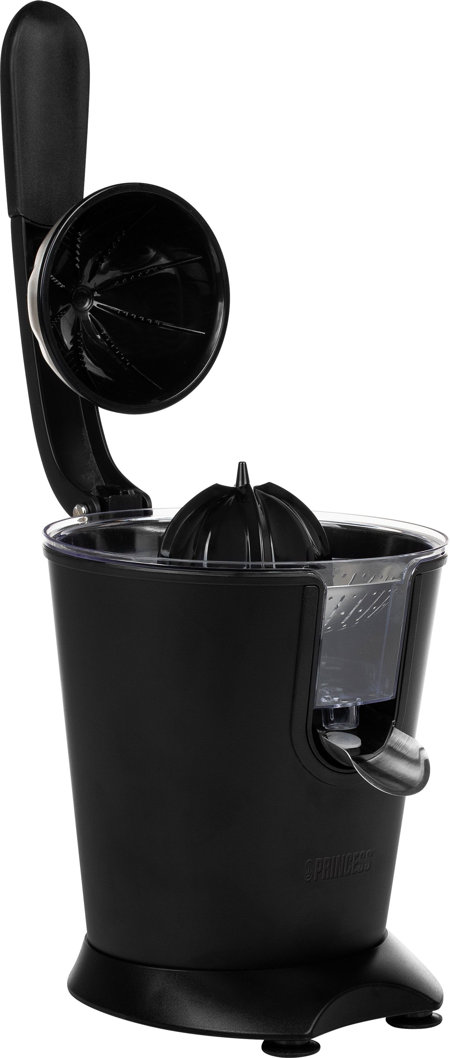 PRINCESS Entsafter Black Steel 201853 Sonderedition, 160 W, Antitropf-Funktion