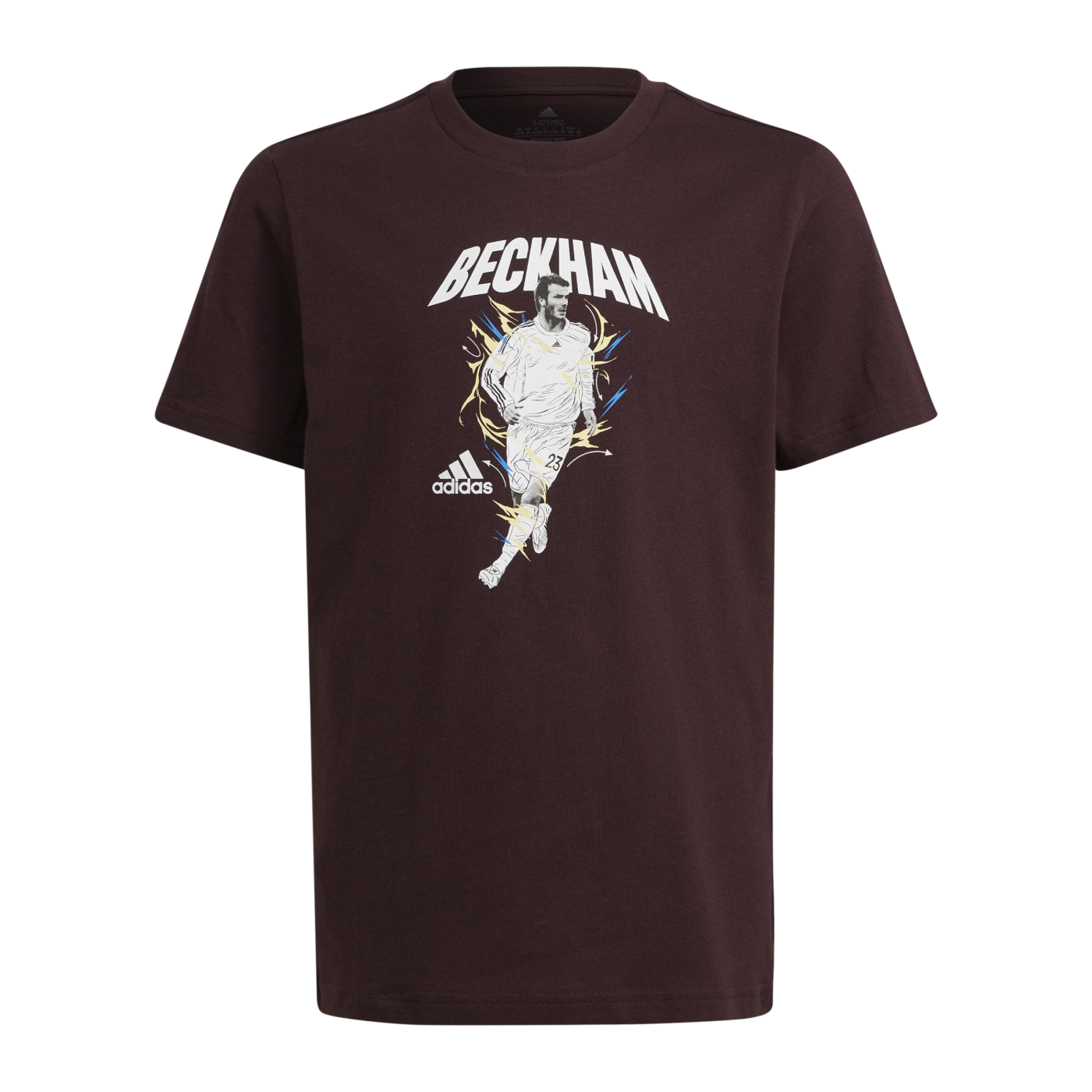 adidas Graphic Beckham T-Shirt Kids Rot