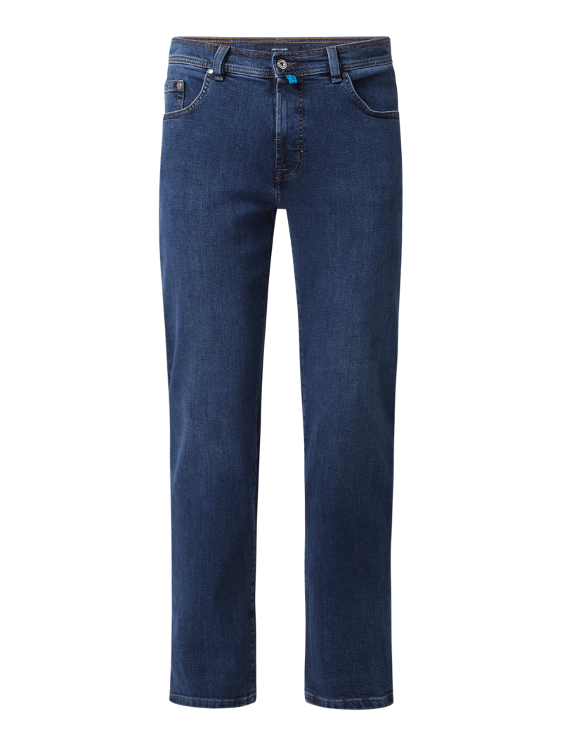Jeans mit Stretch-Anteil Modell 'Dijon' in jeans