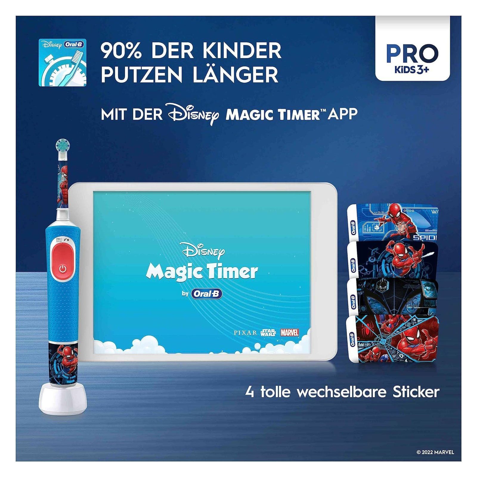 Braun Elektrische Zahnbürste Pro Kids Spiderman