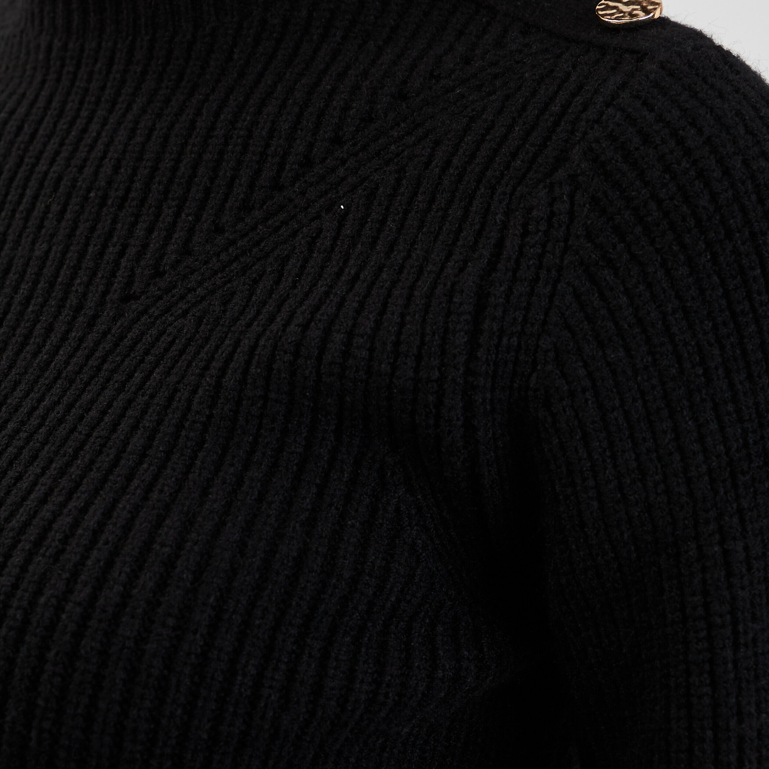 Pull manches bouffantes noir femme | Cache Cache