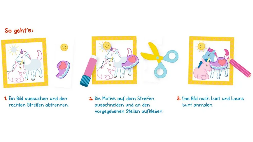 Coppenrath - Mini-Künstler - Mein erstes Einhorn-Bastelbuch