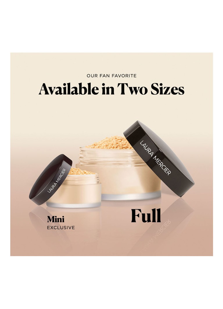 Pudră fixatoare Laura Mercier Mini Travel, culoarea mierii translucide - format de călătorie