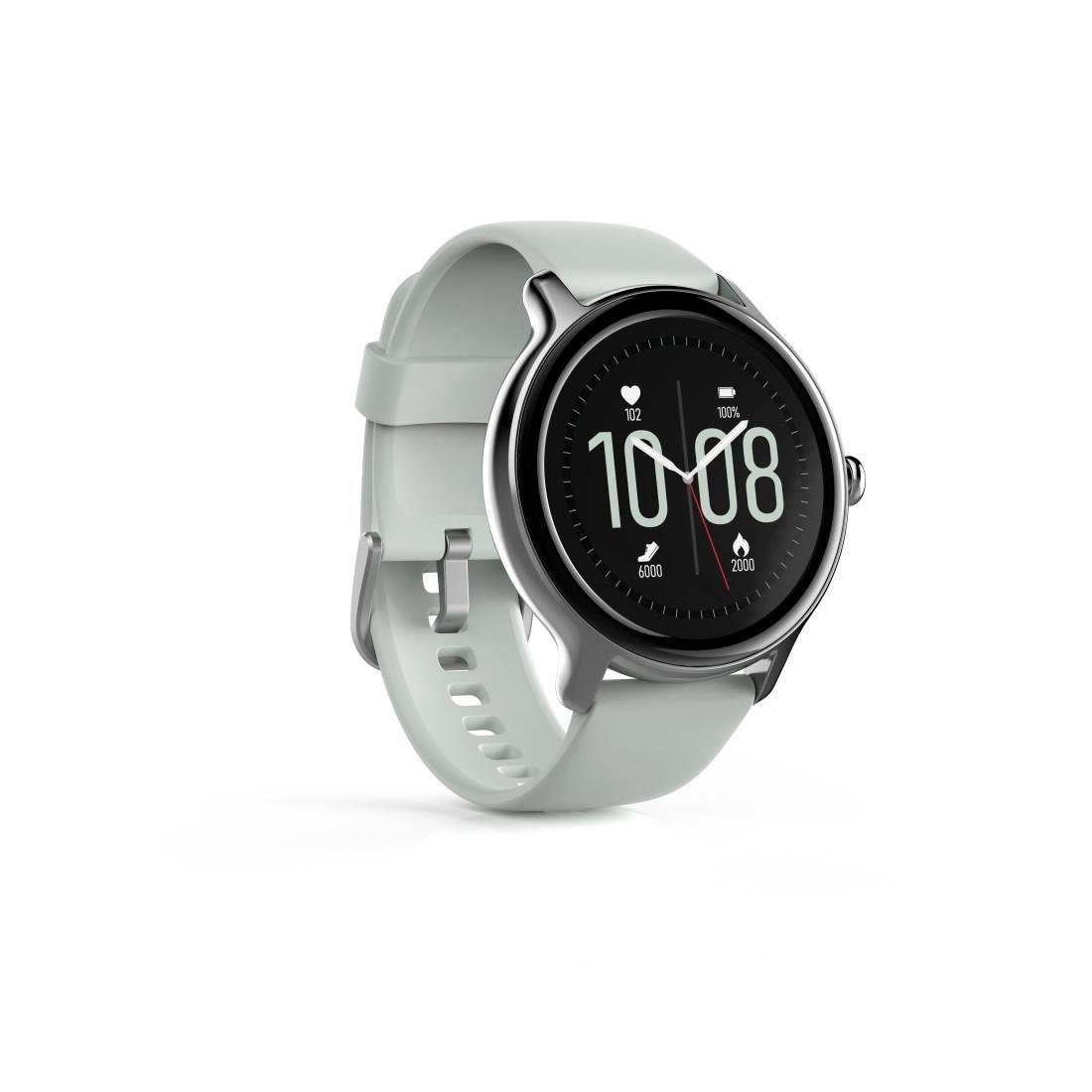 Hama Smartwatch Damen Herren, Fitnesstracker, wasserdicht, Blutsauerstoff Smartwatch (2,79 cm/1,09 Zoll), Herzfrequenz, Timer, Schritte, Kalorien, Schlaf, Stress, Tempo, Musik