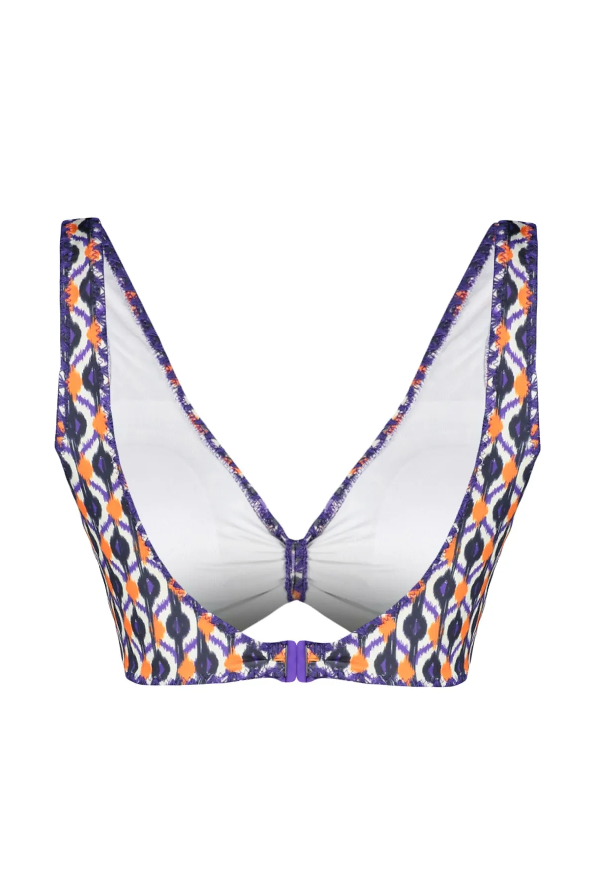 Trendyol Collection  Geometrisch gemustertes, dreieckig besticktes Bikinioberteil TBESS23BU00256
