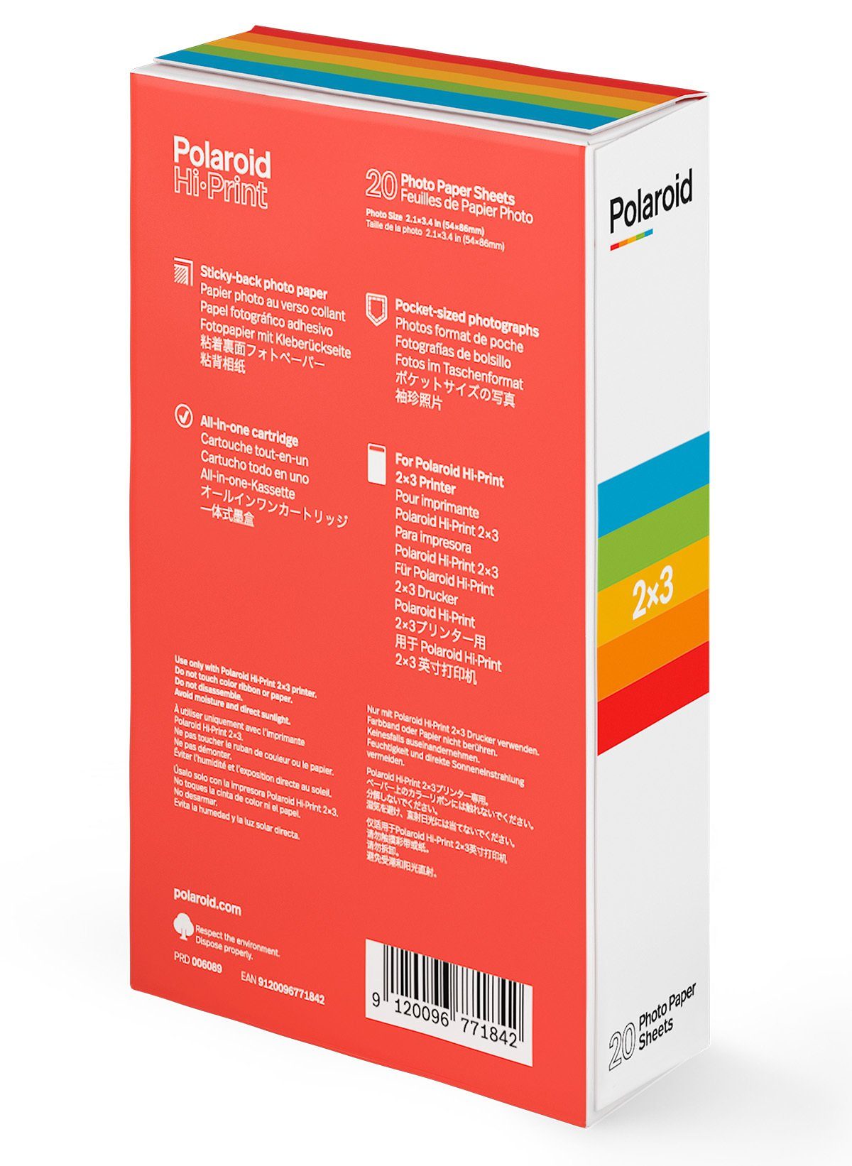 Polaroid Originals Polaroid Hi Print 2x3 Paper Cartridge Sofortbildkamera