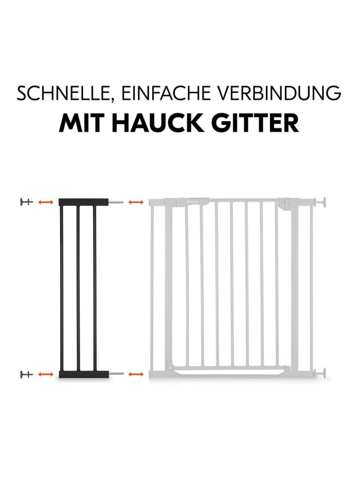 Hauck Türschutzgitter Verlängerung Safety Gate Extension in schwarz günstig kaufen onesize