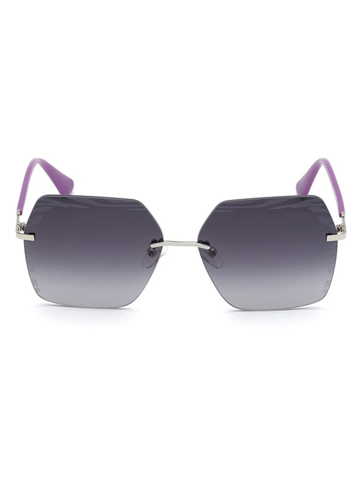 Guess Damen-Sonnenbrille in Silber/ Lila günstig kaufen onesize