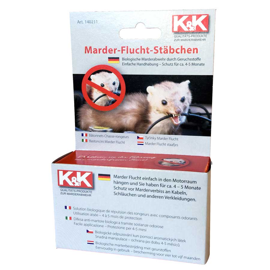 K&K Marderabwehr Marder-Stäbchen 140211 für den Motorraum, 2 Stäbchen für 1 Anwendung - ATU