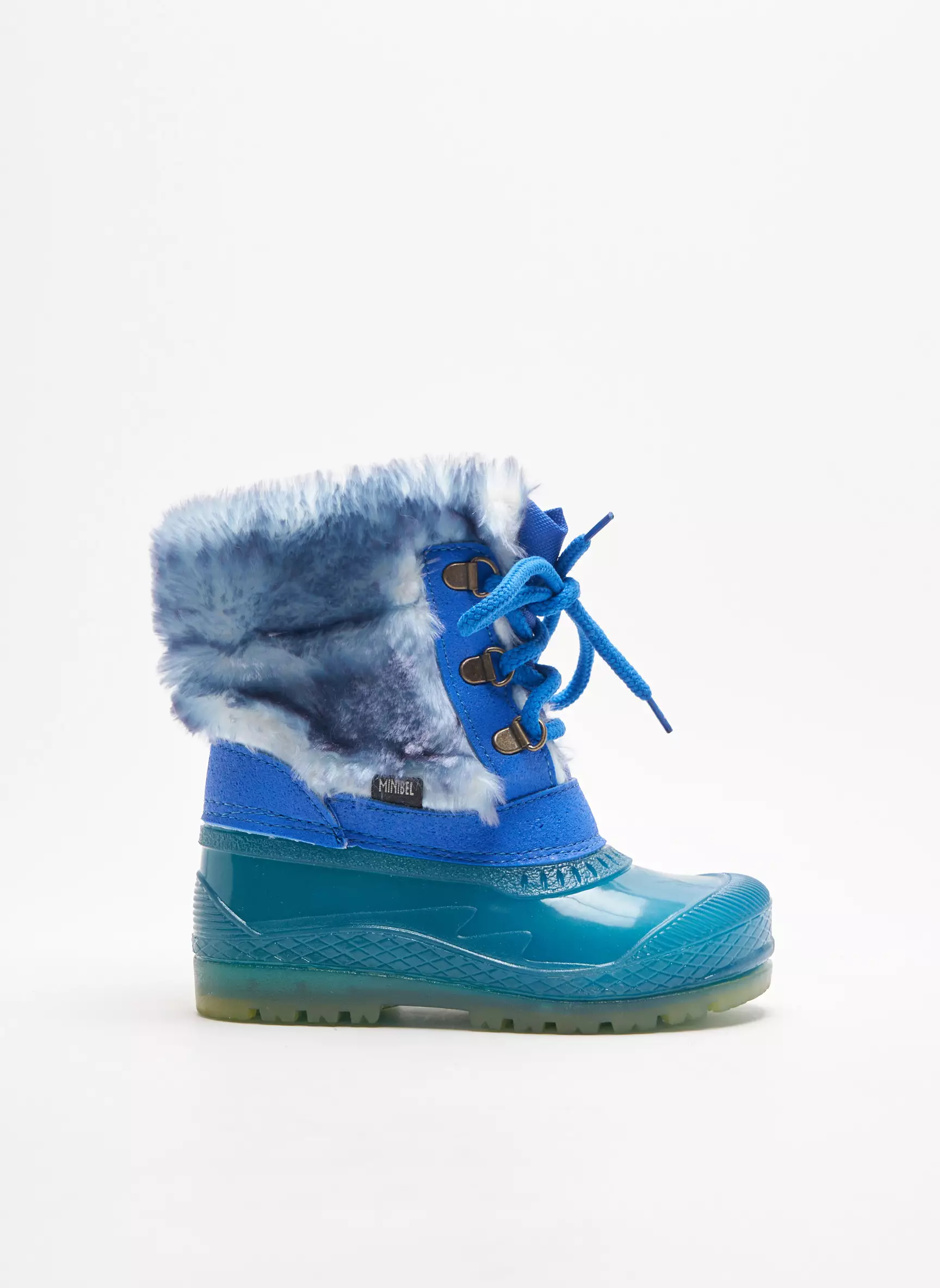 Minibel Bottes Garcon couleur bleu