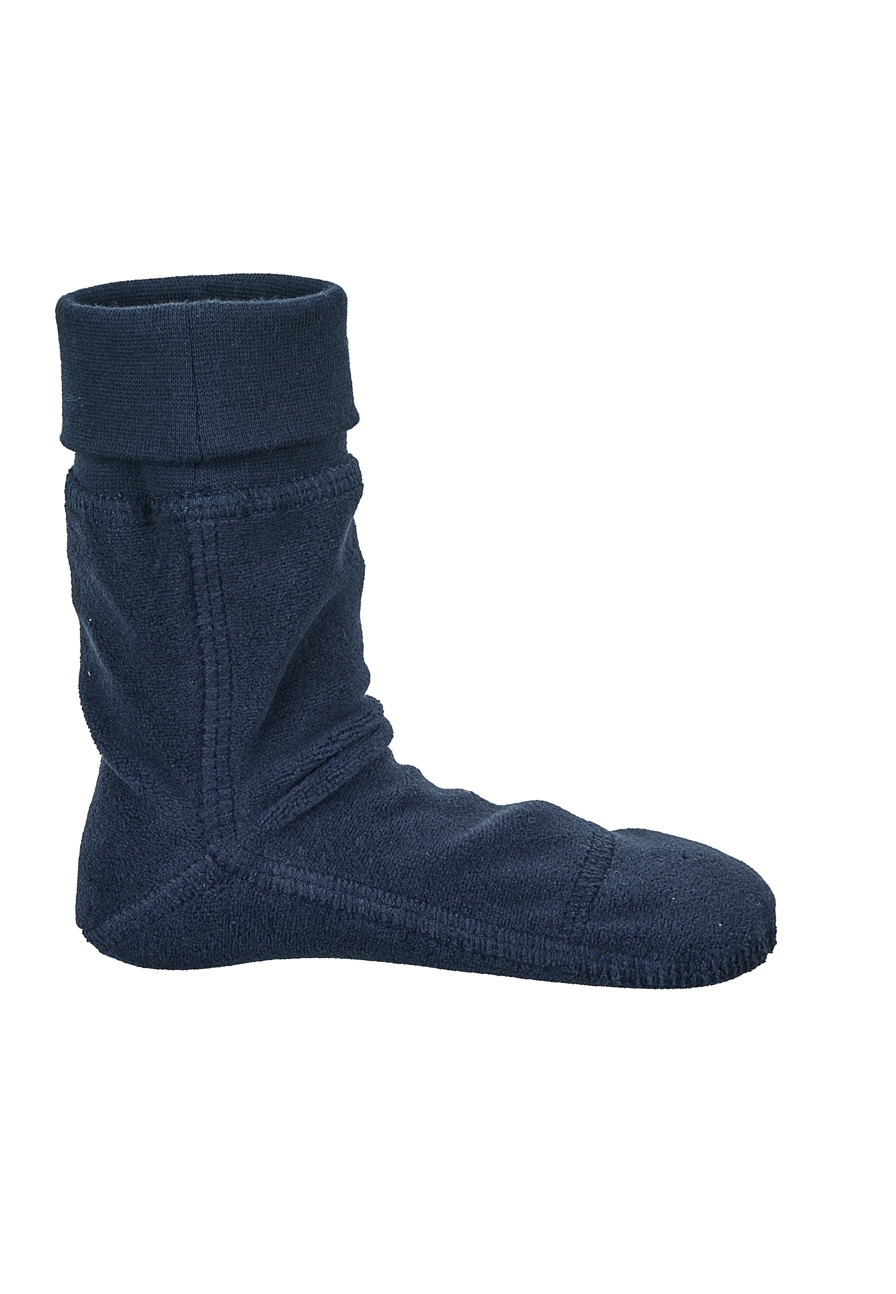 Fleece-Socken für Kinder Gummistiefel, Marine