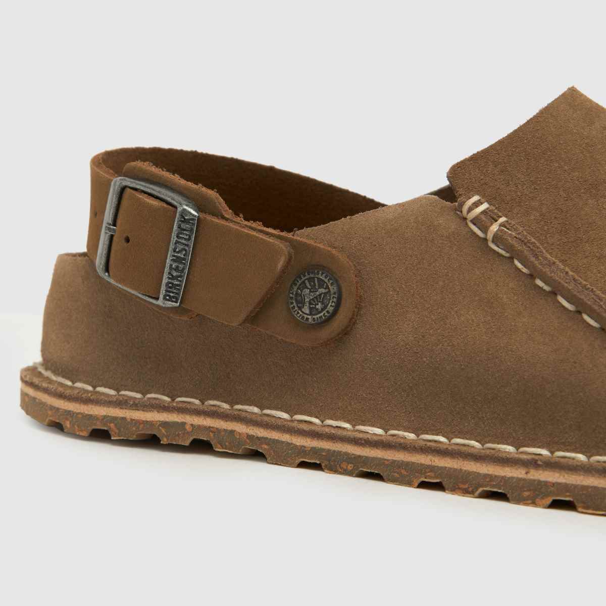 BIRKENSTOCK lutry cokle sandali v taupe barvi