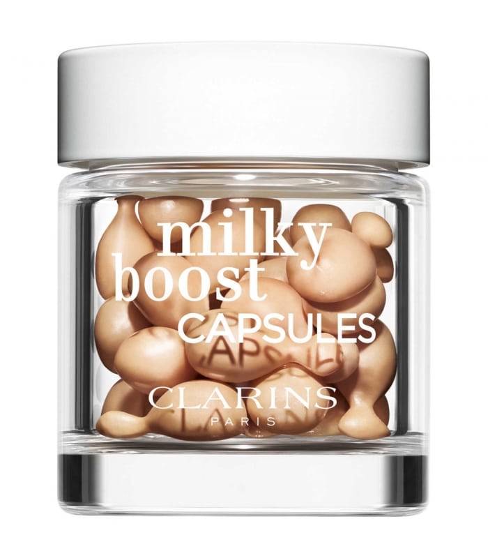 Clarins-MILKY BOOST CAPSULES-Eclat et nutrition 94% d’ingrédients d’origine naturelle