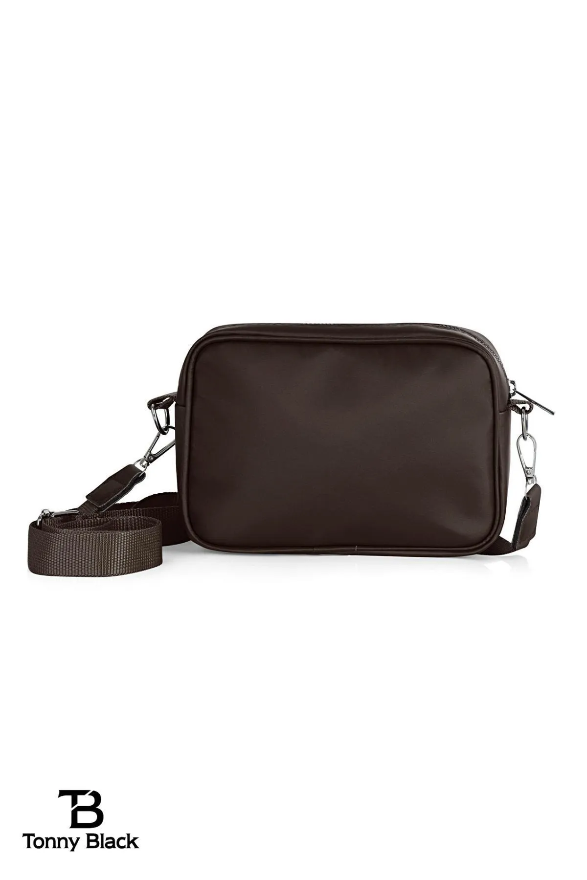 Tonny Black  Original Damen-Umhängetasche mit bequemem Säulengurt, diagonal verstellbarem Gurt und zwei Ösen, wasserdicht