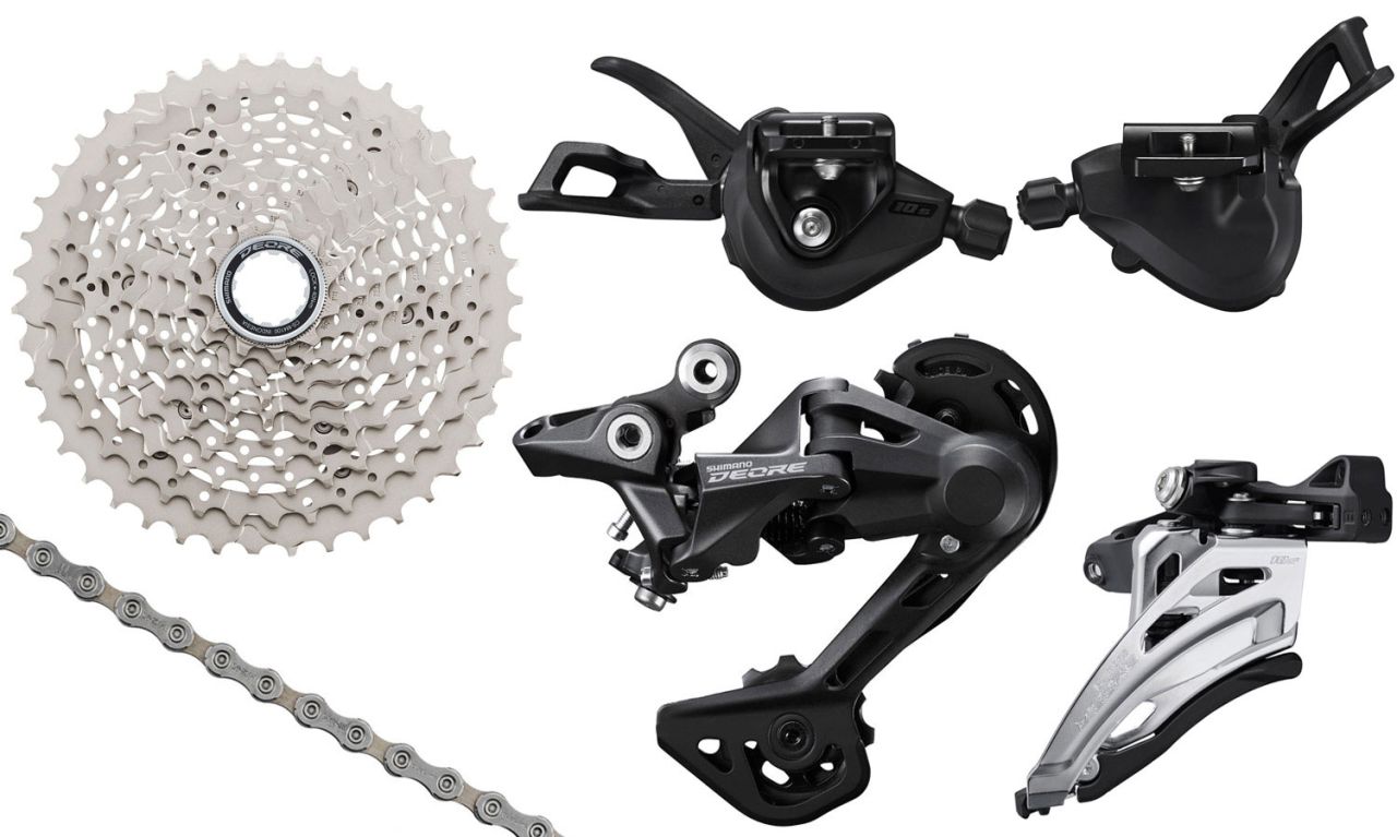 Shimano DEORE M4100 2x10-fach Upgrade-Kit 11-42 I-Spec EV kaufen | Bike-Discount