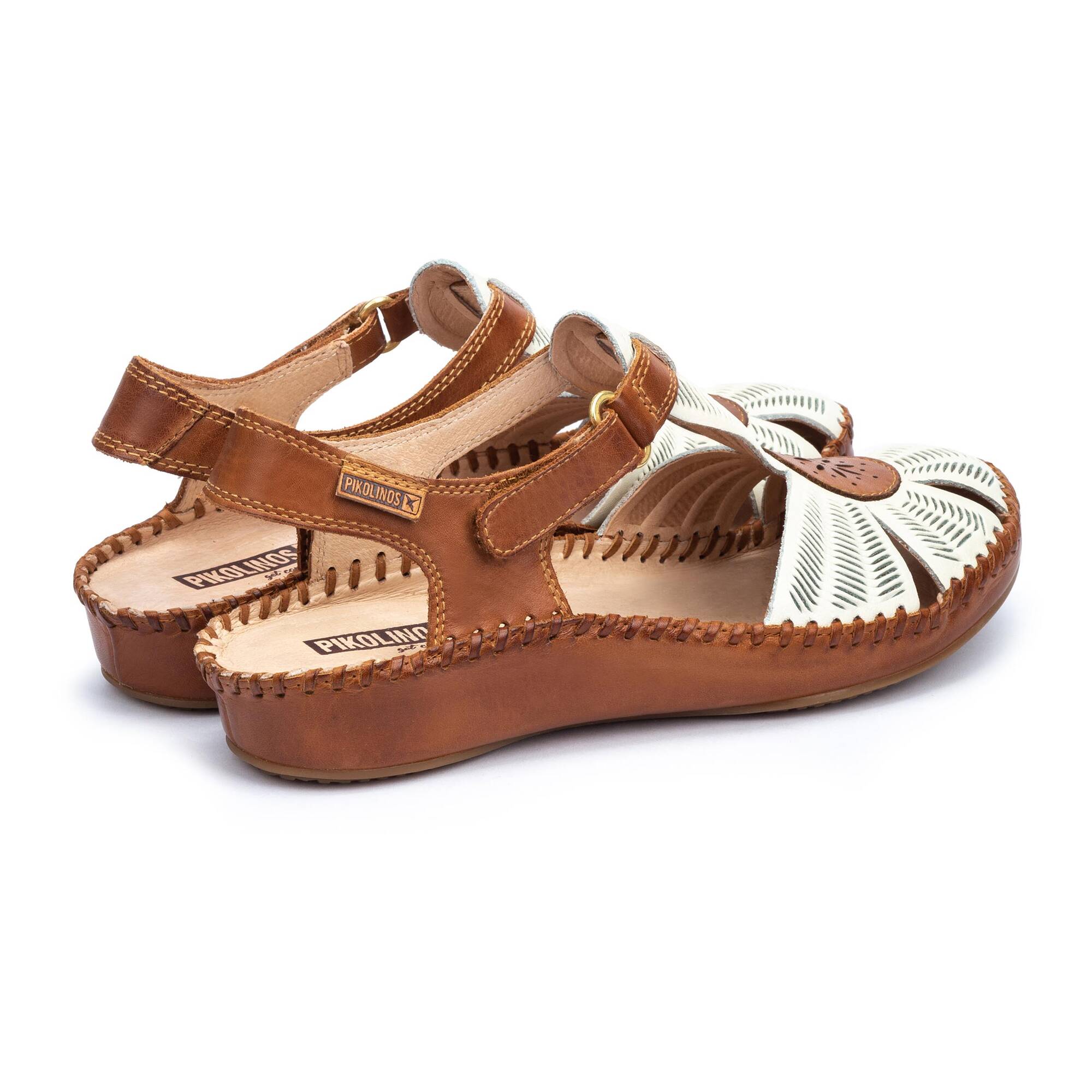 Sandały damskie na koturnie - NATA