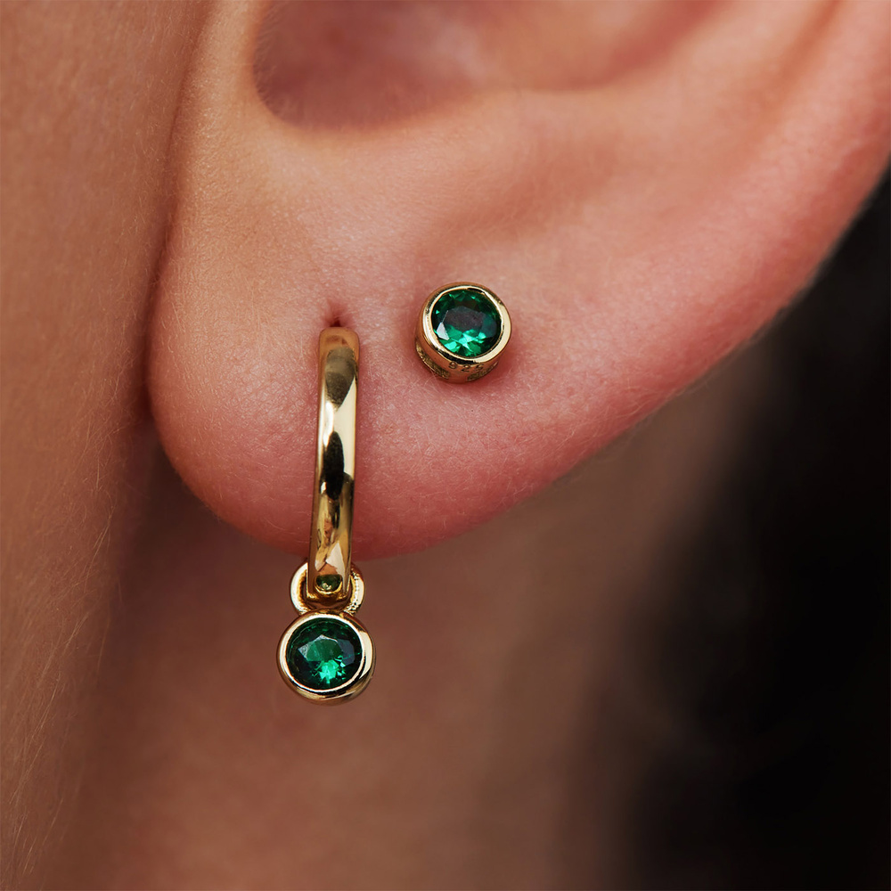 Violet Hamden Venus Créoles Boucles d'oreilles