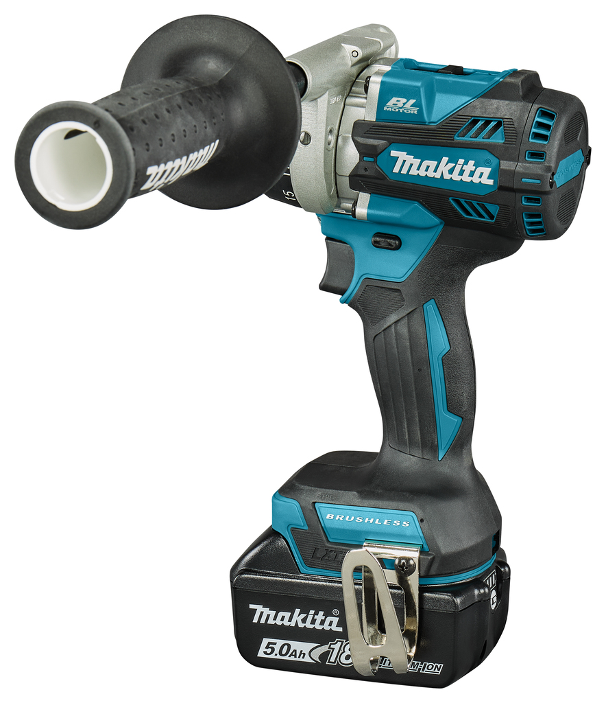 Makita DDF492RTJ LXT 18V Akku-Bohrschrauber mit 2 x 5,0 Ah Akkus und Schnellladegerät in Mbox