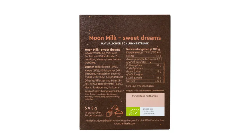 Herbaria Moon Milk sweet dreams bio 25 g