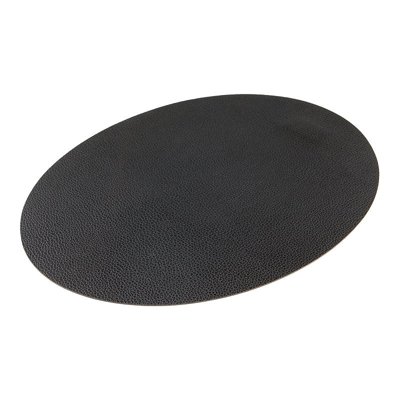 Home Spisebrikke 33x43 cm oval sort