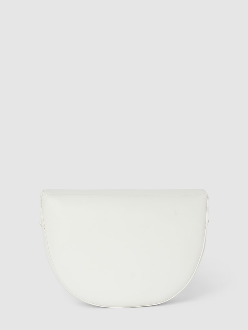 Handtasche mit Label-Details Modell 'Bigs' in ecru