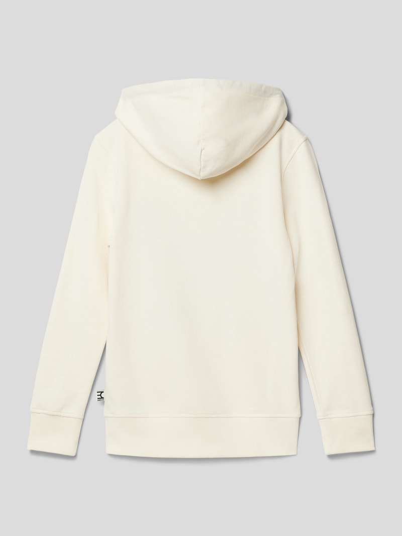 Hoodie mit Motiv-Print Modell 'NOLLEGE' in offwhite