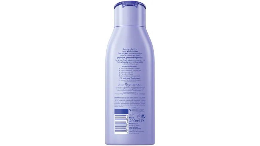 NIVEA Body Verwöhnende Soft Milk 400 ml