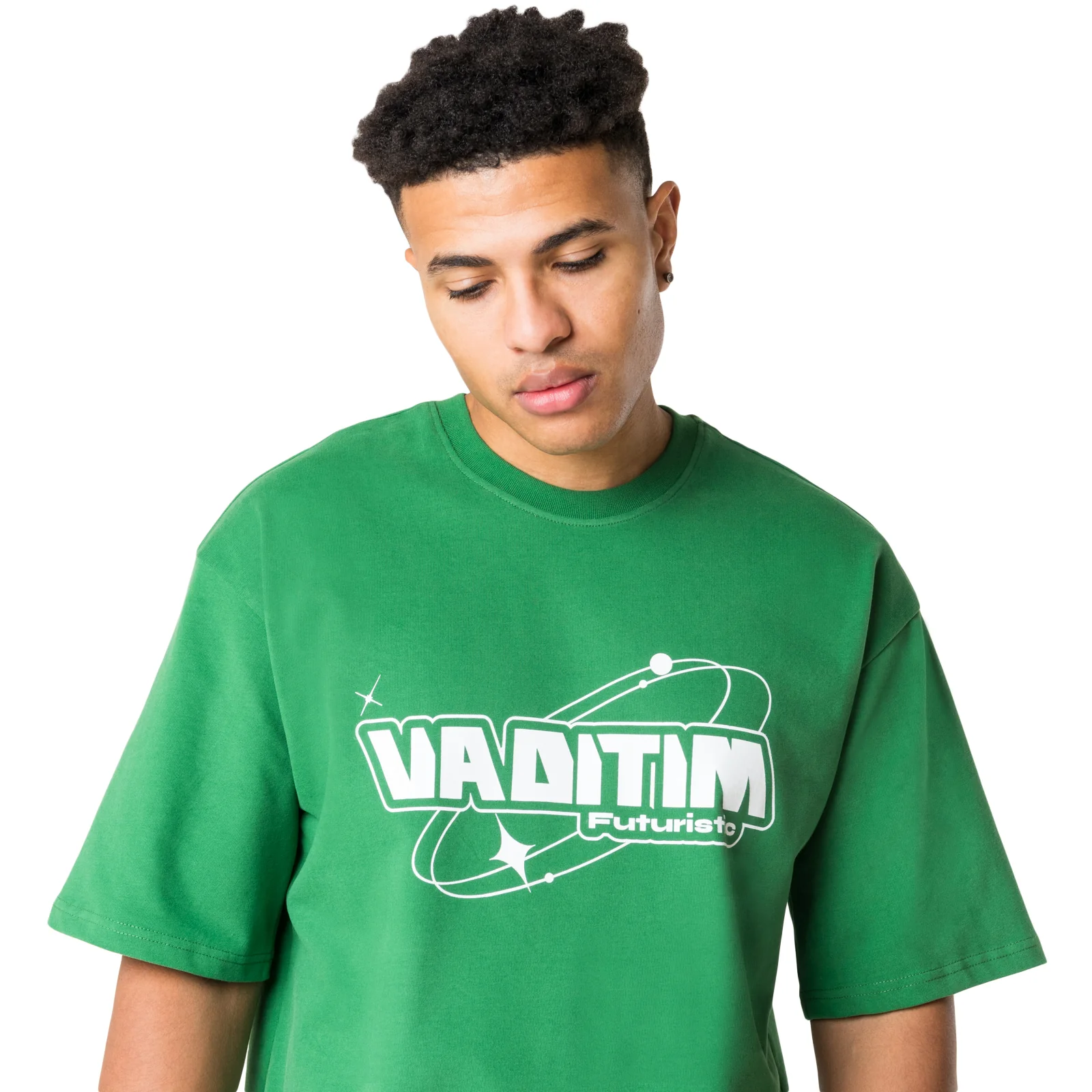 FOREST GREEN FUTURISTIC VADITIM T-SHIRT