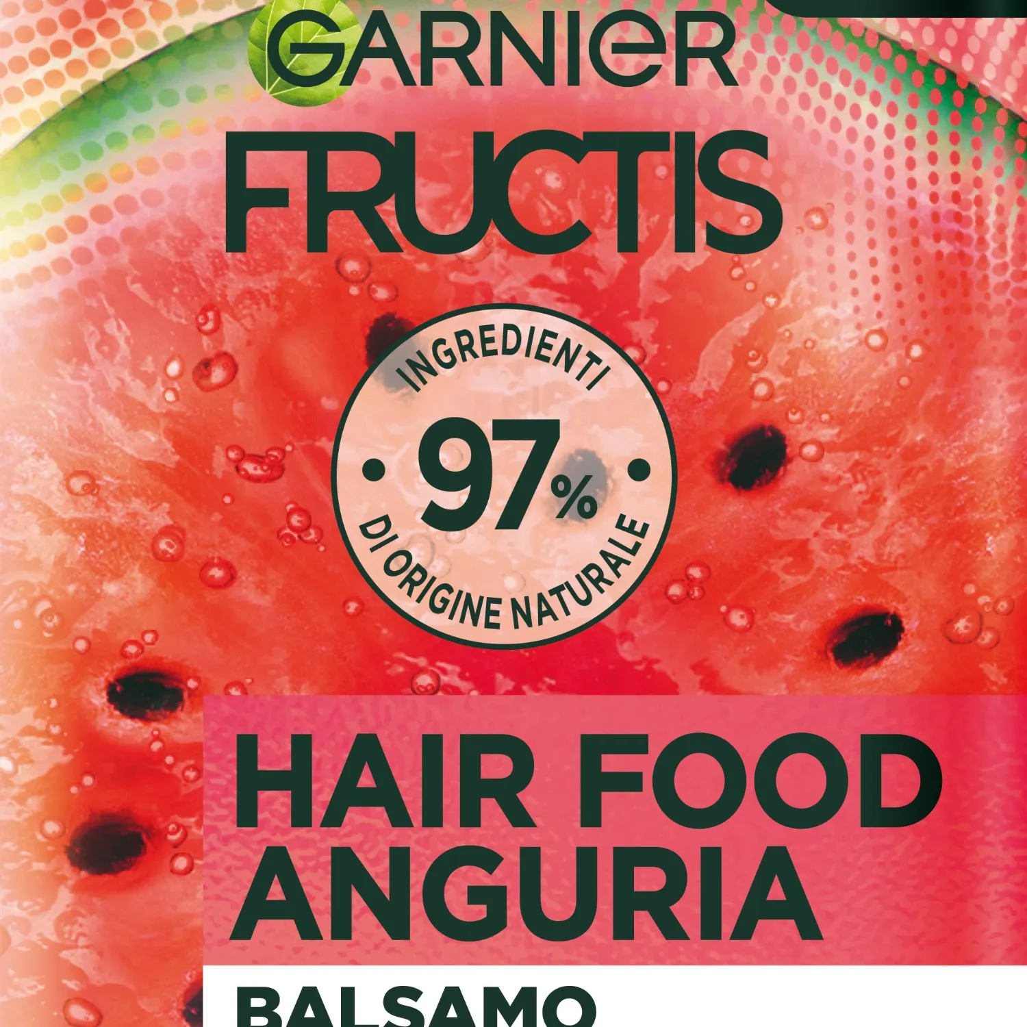Balsam revitalizant Fructis Hair Food cu pepene verde pentru păr fin 350 ml