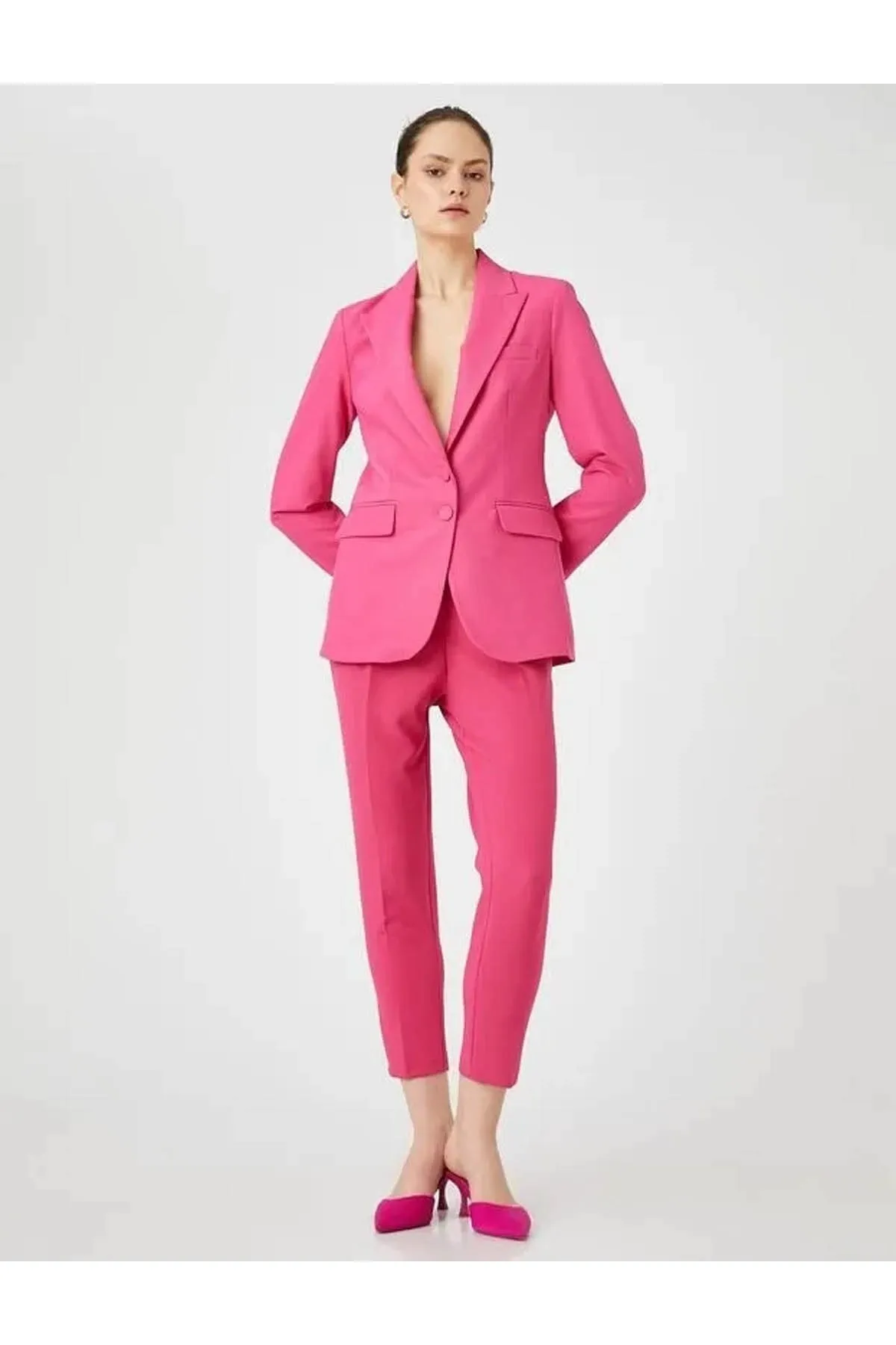 Koton  Klassische Damenhose Rosa 3sak40066uw
