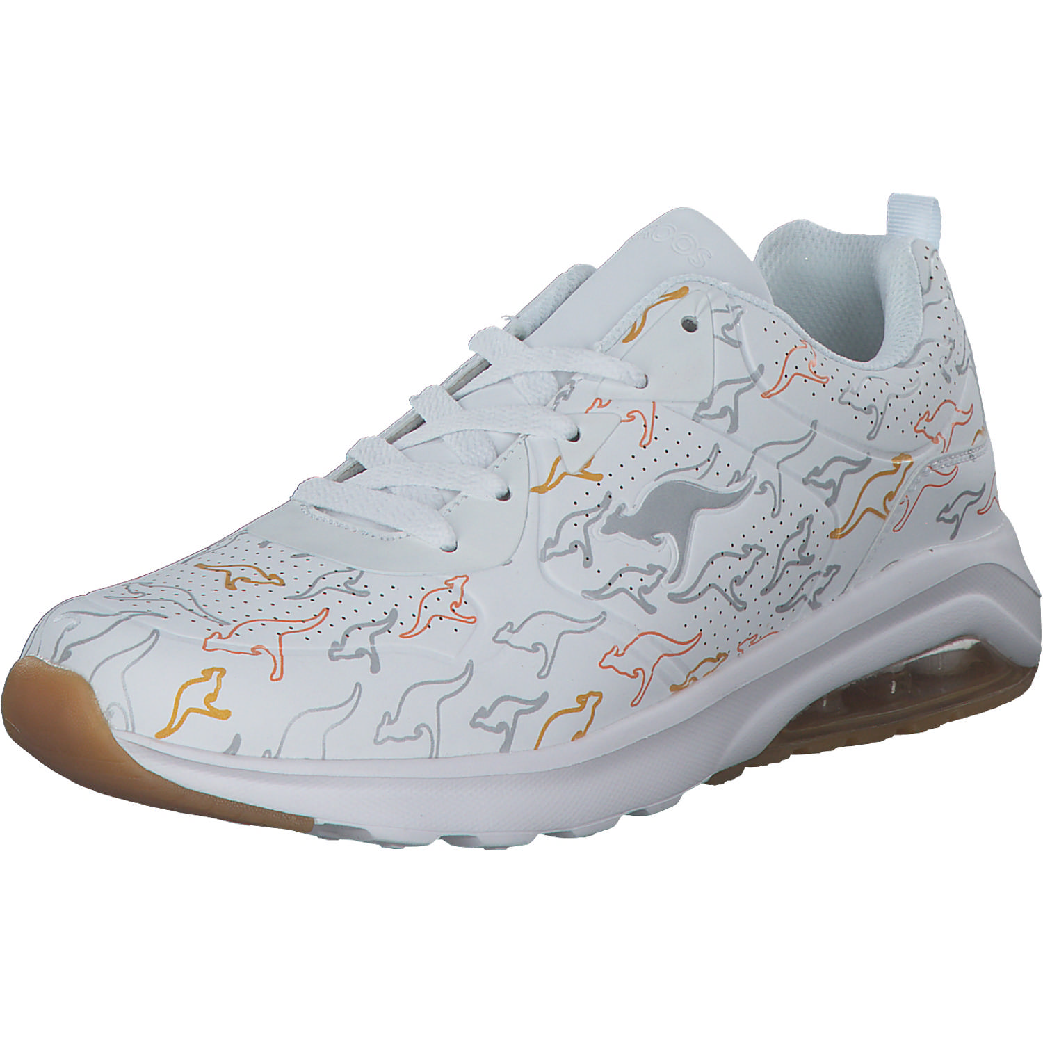 KangaROOS K-Air Ora Brand 39319, Schnürschuhe, Damen, white/met multi