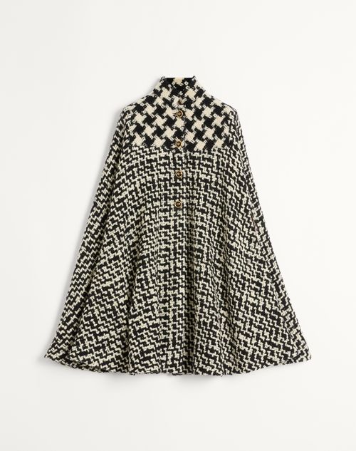 Capa geométrica de tweed