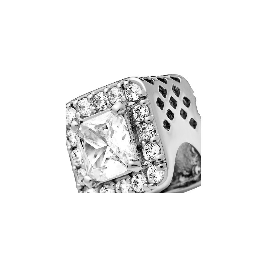 Pandora Charm Timeless Quadratischer Funkelnder Strahlenkranz
