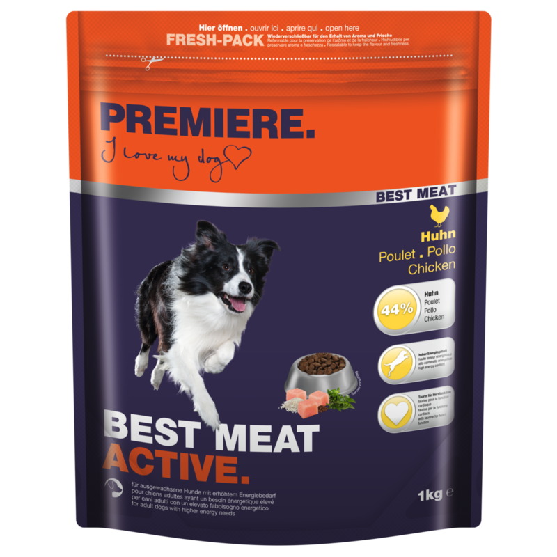 PREMIERE Hundetrockenfutter PREMIERE Best Meat Active 1 kg