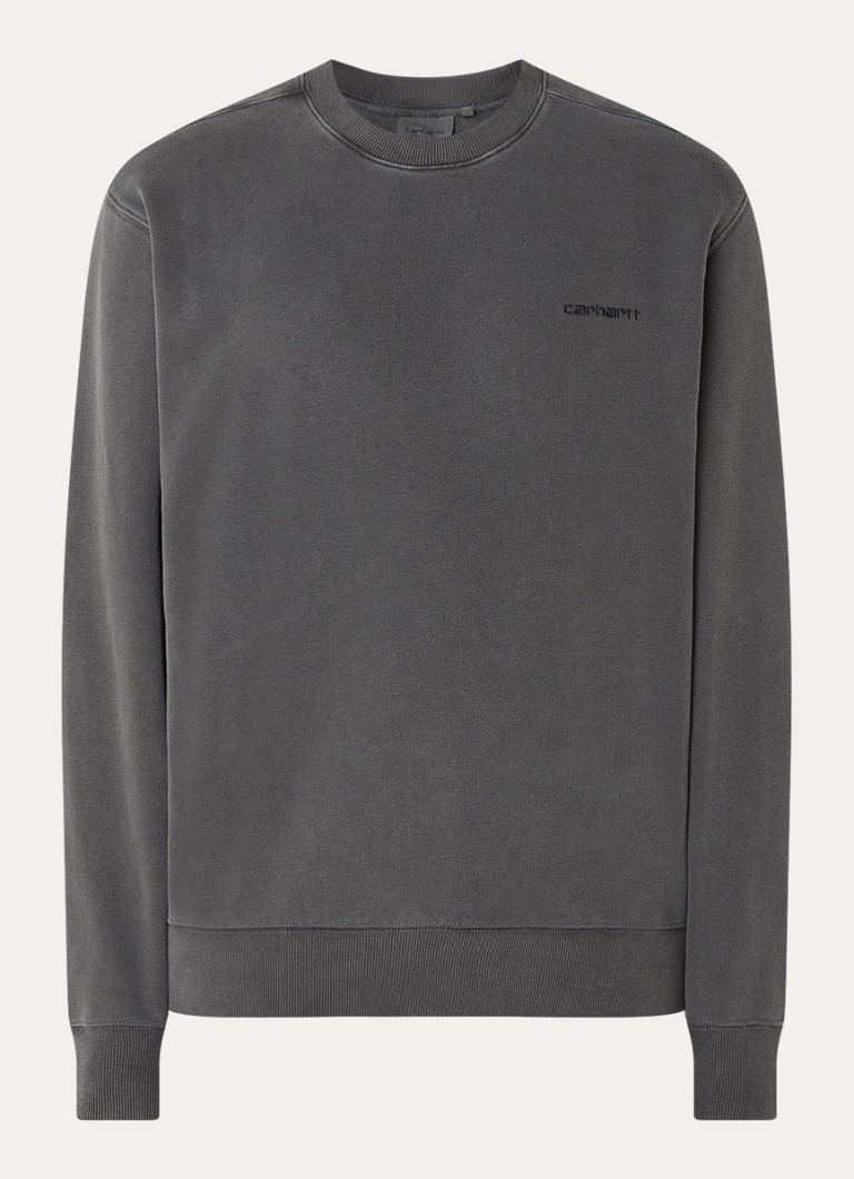 Pulover Carhartt WIP Duster Script cu logo brodat