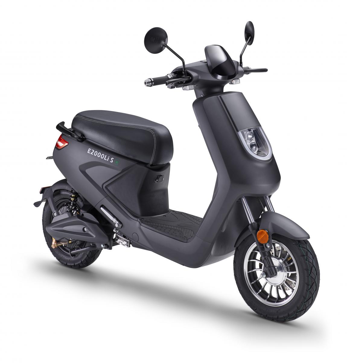 LuXXon E2000Li S Elektroroller mit 2000 Watt Bosch Motor (25 km/h)
