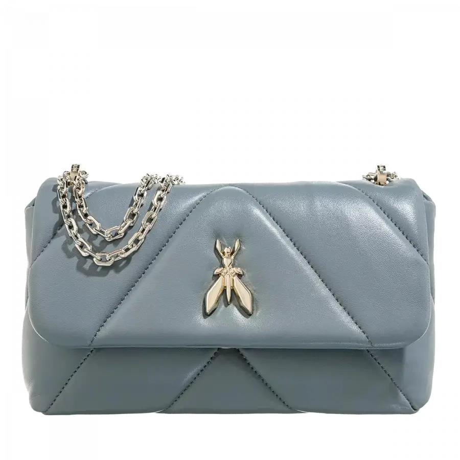 Patrizia Pepe - Patrizia Pepe Shoulder Bags Metallkette Gray - grau